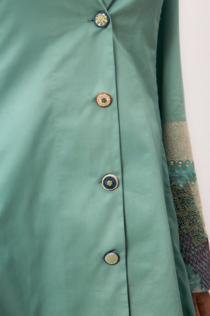 Shami Wispher Coord Set Warm Teal