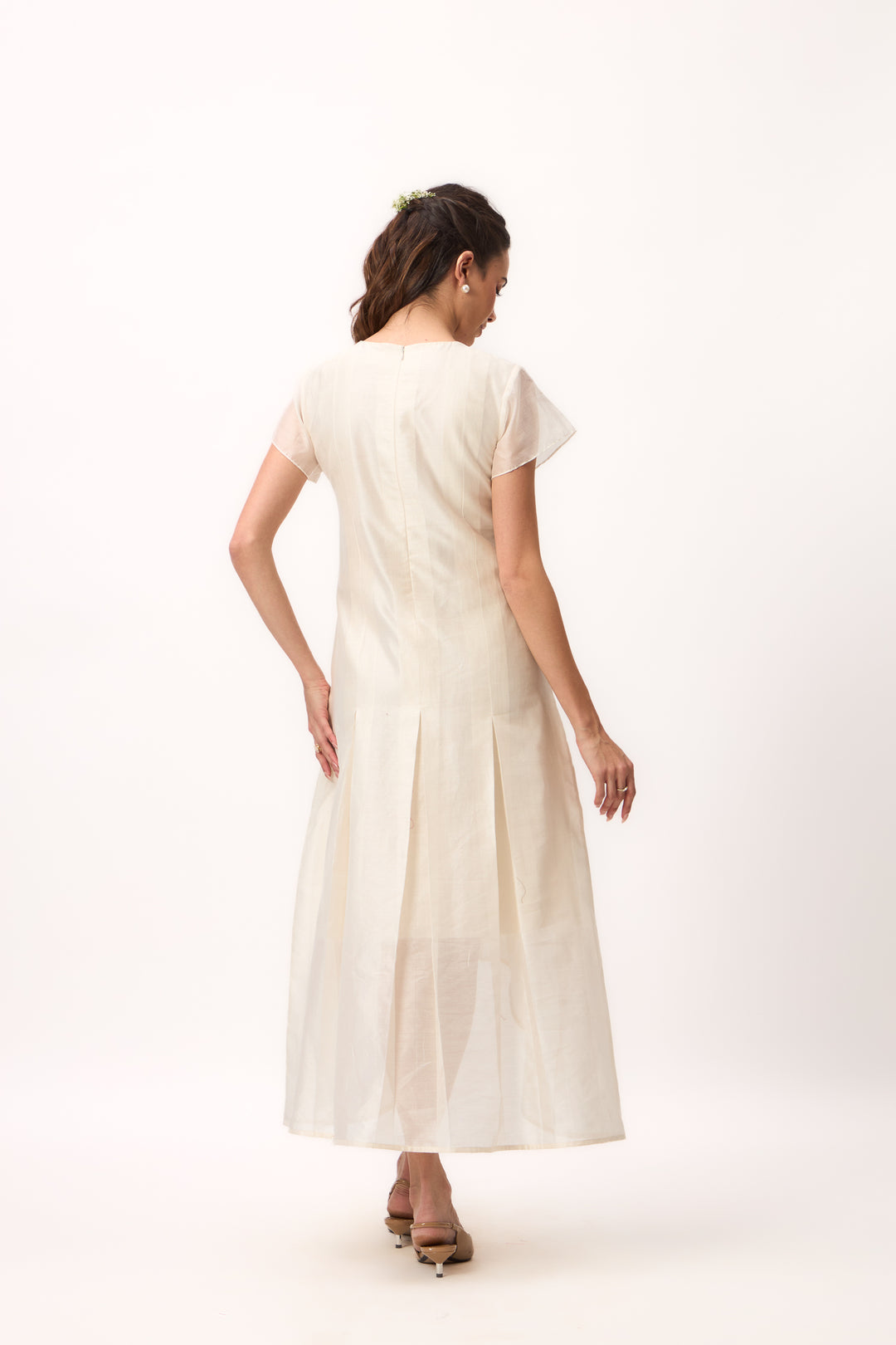 Lotus Jaal Dress Off White
