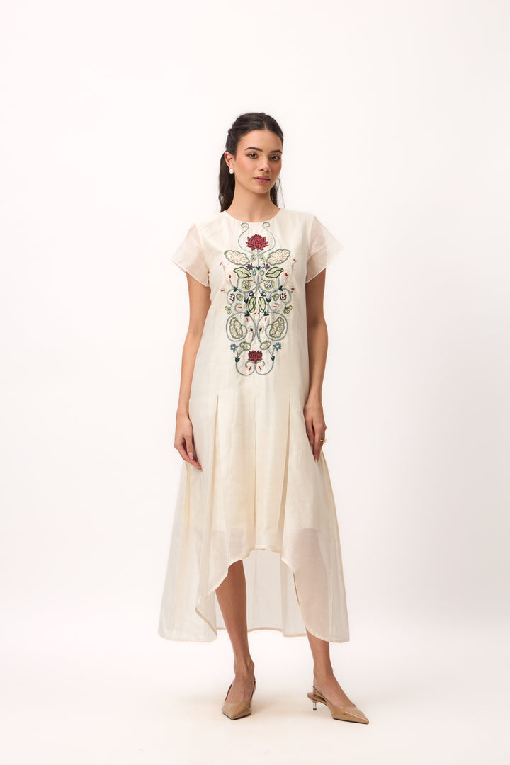 Lotus Jaal Dress Off White