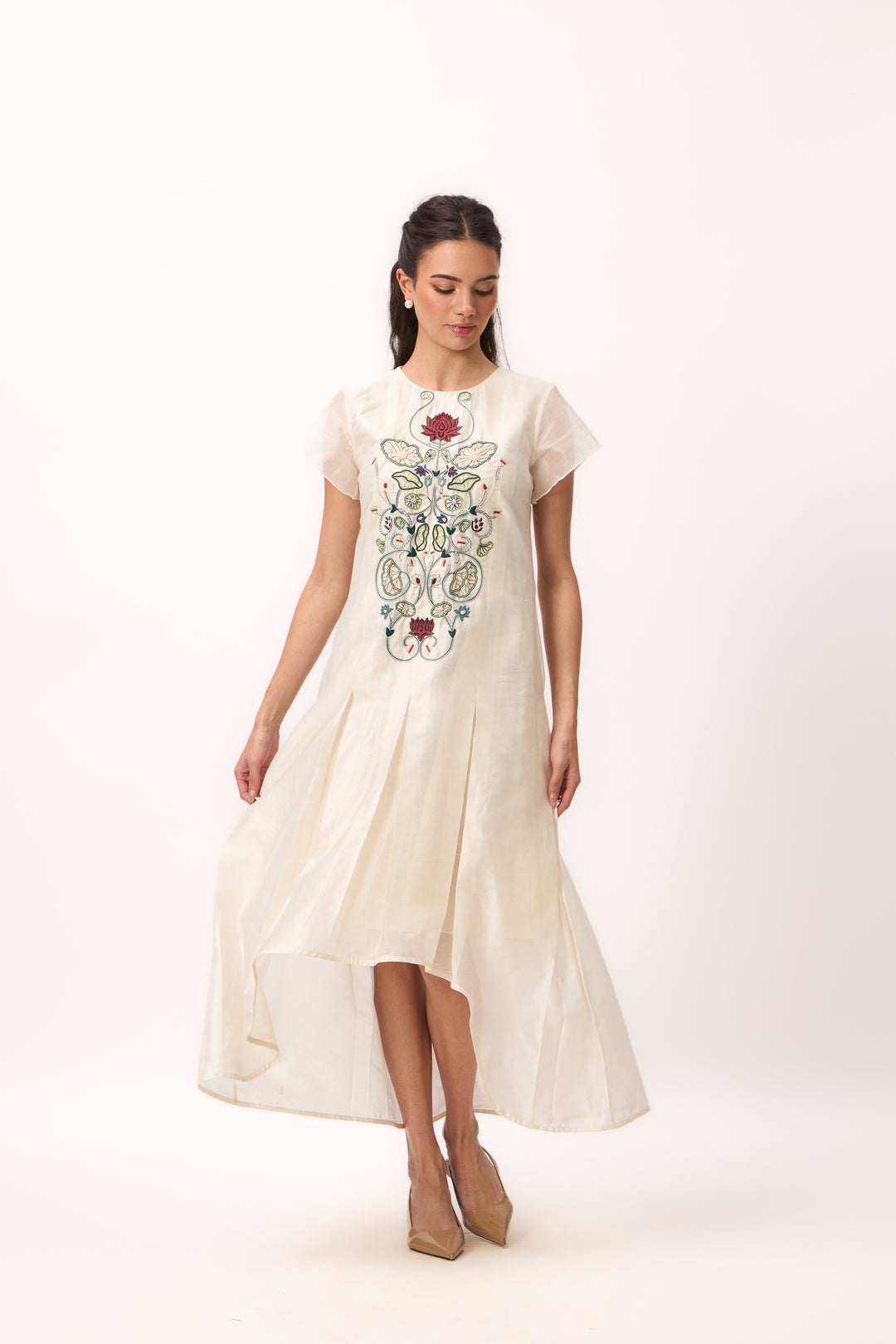 Lotus Jaal Dress Off White