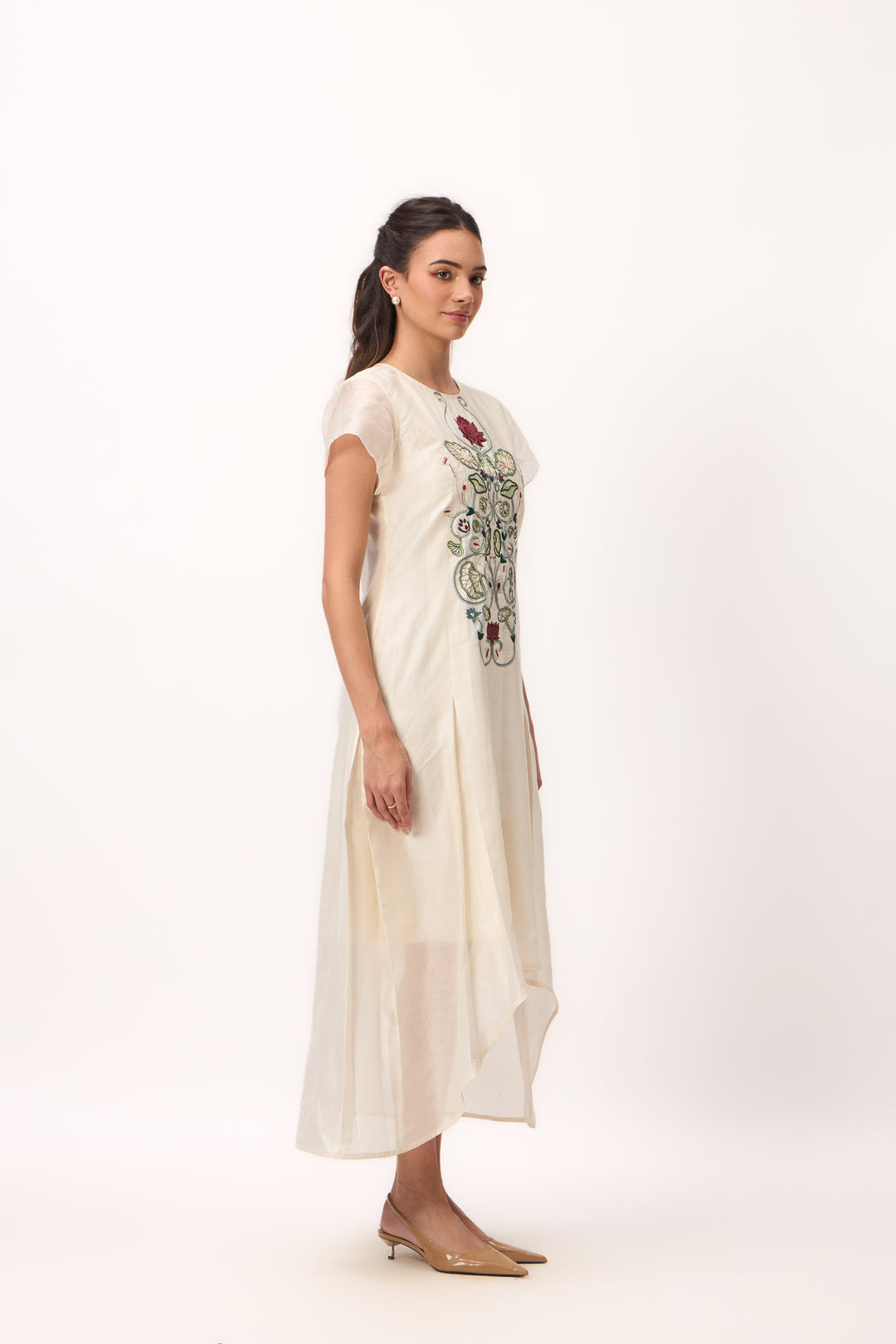 Lotus Jaal Dress Off White