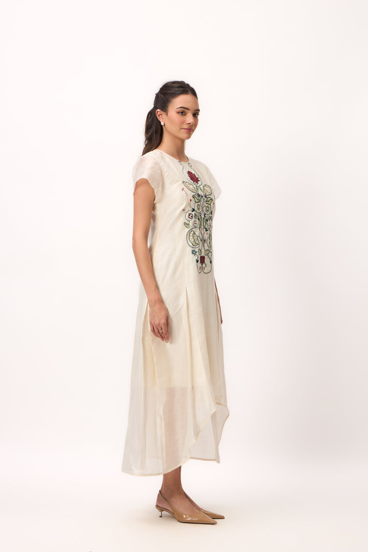 Lotus Jaal Dress Off White