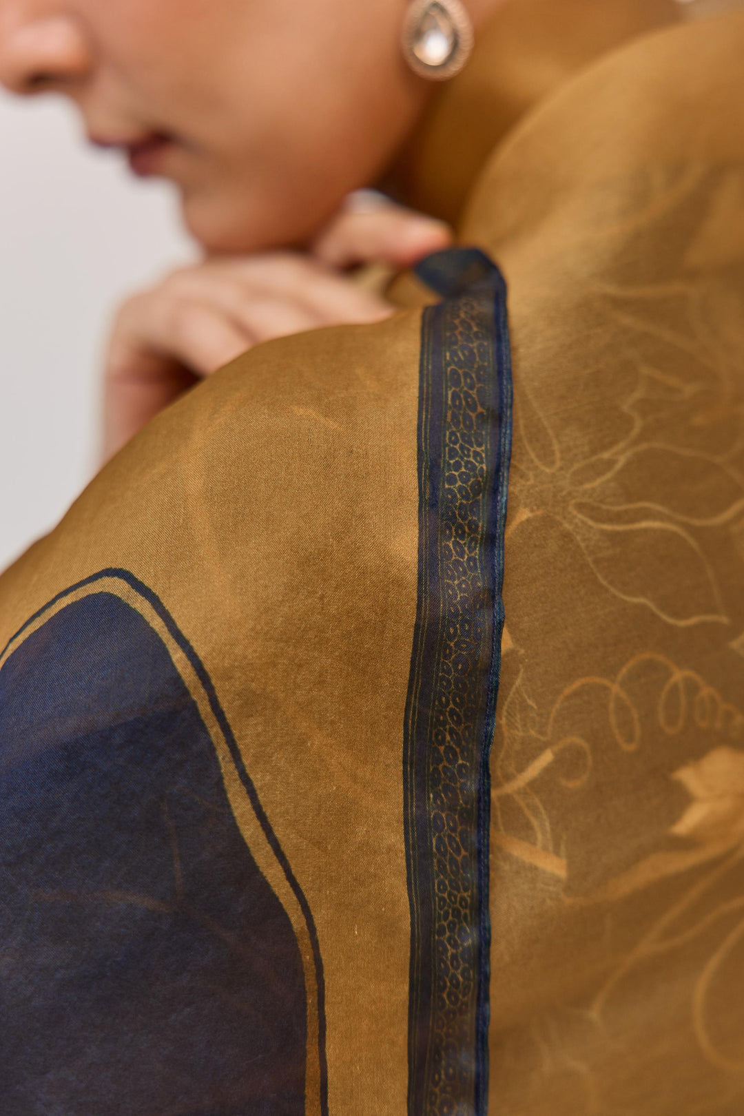 Krishna Kamal Kurta Set With Dupatta Royal Blue