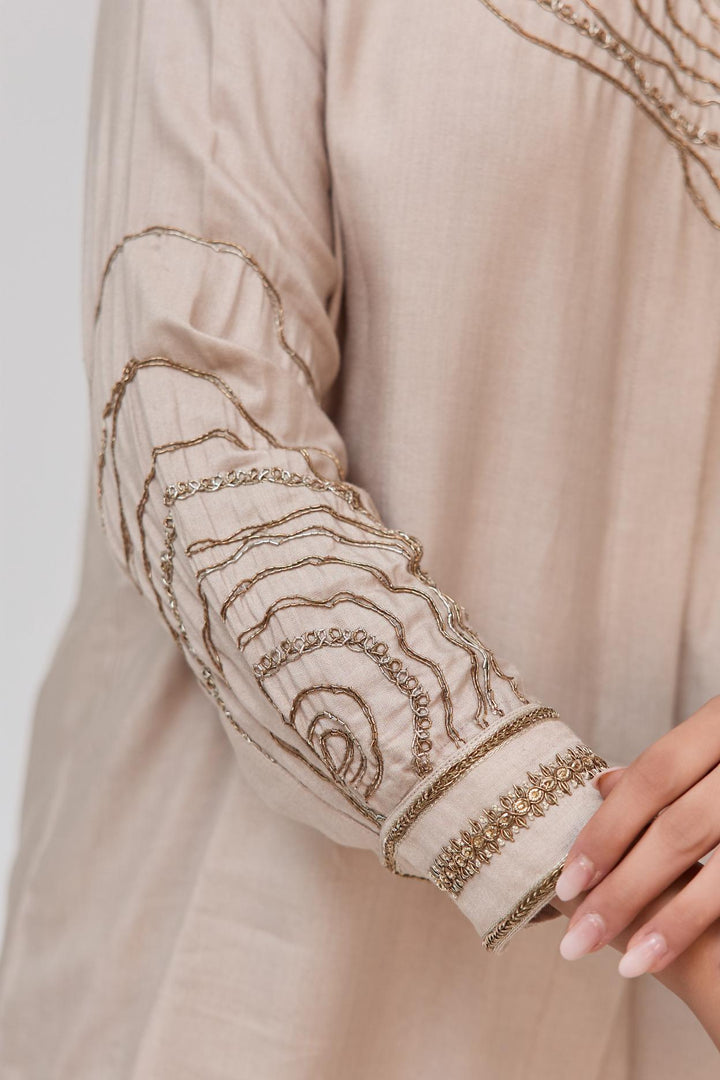 Tree Trunk Co-Ord Set In Warm grey